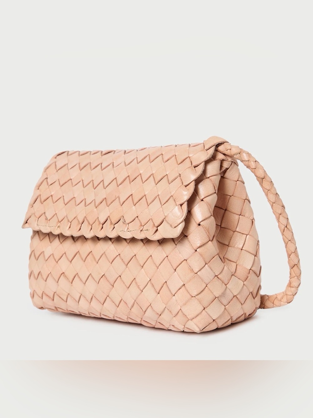 Loeffler Randall Vinnie Mini Woven Crossbody - Desert Sand - Picture 3 of 12